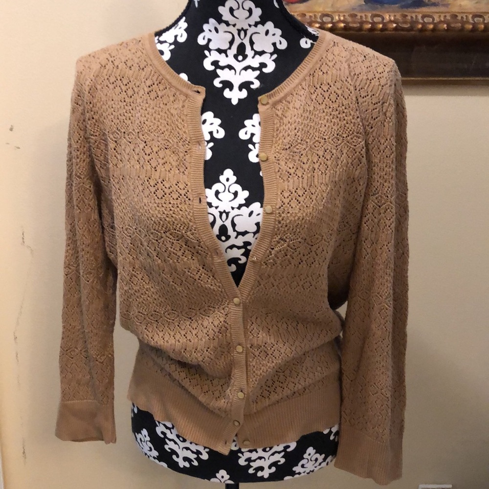 Sutton Studio Classic Button-Down Open Soft Woven… - image 1